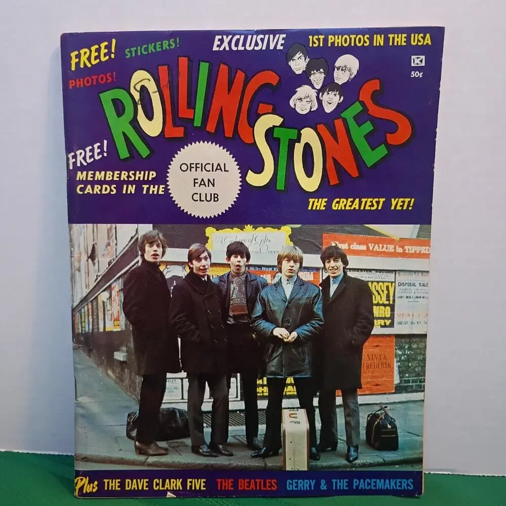 Rolling Stones Official Fan Club Magazine Vol. 1 No. 1 Fair Publishing 1964 RARE
